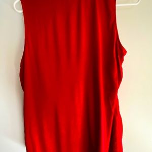New York & Company red sleeveless shirt